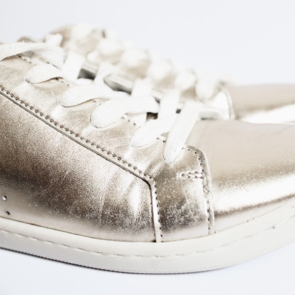 Gold Sneakers - Picture 3 of 5